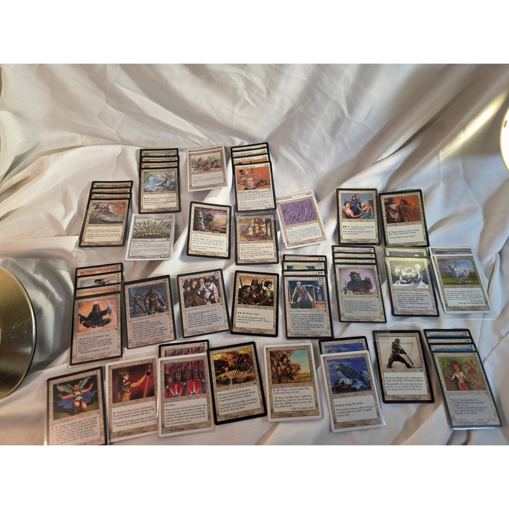 MTG Magic The Gathering White Creature Card Lot Kjeldoran Icatian Vintage Mixed